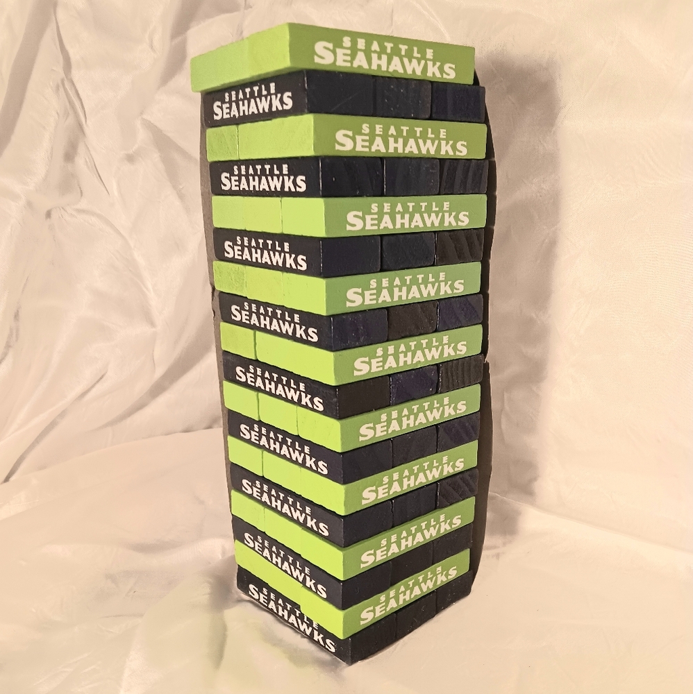 Seattle Seahawks Table Top Stackers game